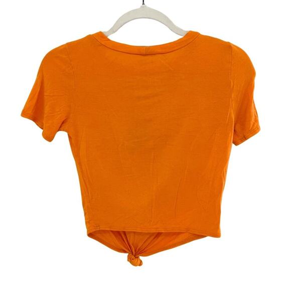 Fashion Nova Eagles California Ripped Fitted Graphic Knot Crop Tee Size Small - Picture 2 of 7